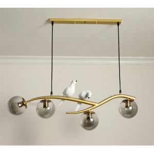 Black European Nordic Chandelier Lights Bird Chandelier Lighting（WH-MI-442)
