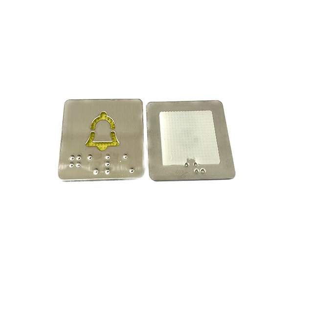 Customized Modern Design Square Elevator Button Faceplate for Clear and Easy