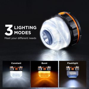 Camping Lantern, LED Camping Tent Lights, Mini Lantern Flashlight with Magnetic