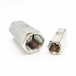 SS304 One Way Non Return Water Valve with Thread Connection and Manual Driving