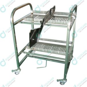 Universal Stainless Steel SMT Machine Feeder Storage Trolley