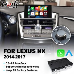 Android Auto Carplay Interface for Lexus NX300h NX200t NX 300h 200t F Sport Knob