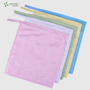 Cheap Polyester fiber and conductive fiber 3 layers microfiber cleaning cloth for sale