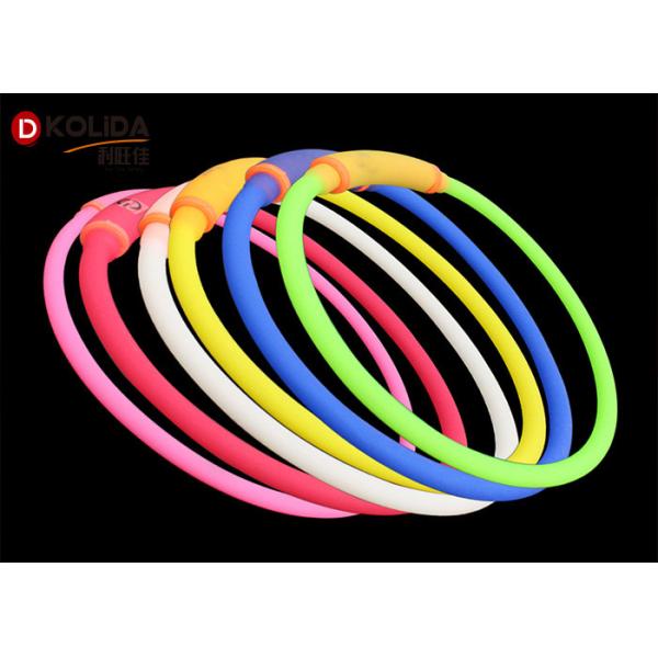 Quality Waterproof Safety Pet  LED Dog Necklace USB Rechargeable Led Dog Collar wholesale