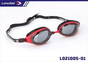 Cheap TPR Frame Silicone Anti Fog Swimming Goggles Mirror Coated Swim Goggles for Children for sale