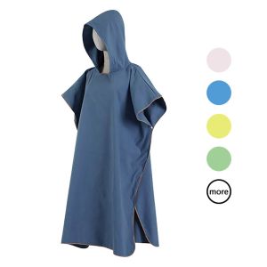 Surf Soft Portable Durable Microfiber Poncho Towel Sand Free With Logo Custom Print Poncho Towel Surfing Microfiber Beach Towel