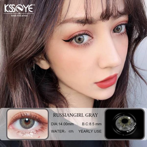 Russian Girl Natural Color Contact Lenses With Contact Case