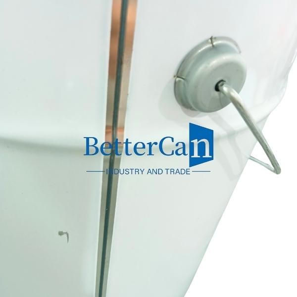 10L Metal Paint Bucket Anti Rust Durable Metal Bucket 5 Gallon With Foam Strip