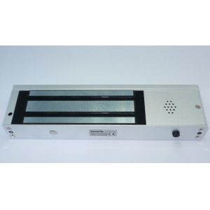 Zinc 12 / 24VDC Double Electric Magnetic Lock With Buzzer 1200LBs Holding Force