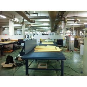 High Speed Rigid PU Foam Vacuum Cutting Machine Full Automatic , Foam CNC Cutter