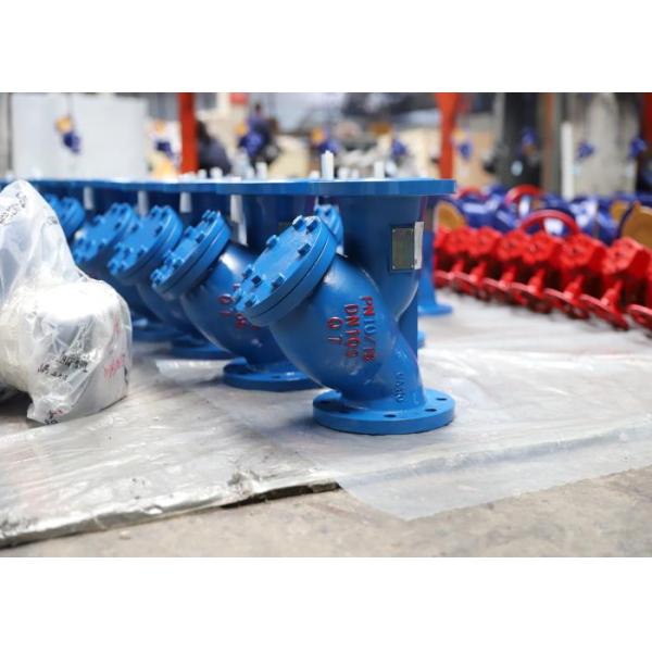 150mm 10k Standard Y Strainer Valve Cast Iron Material Water Steam Medium