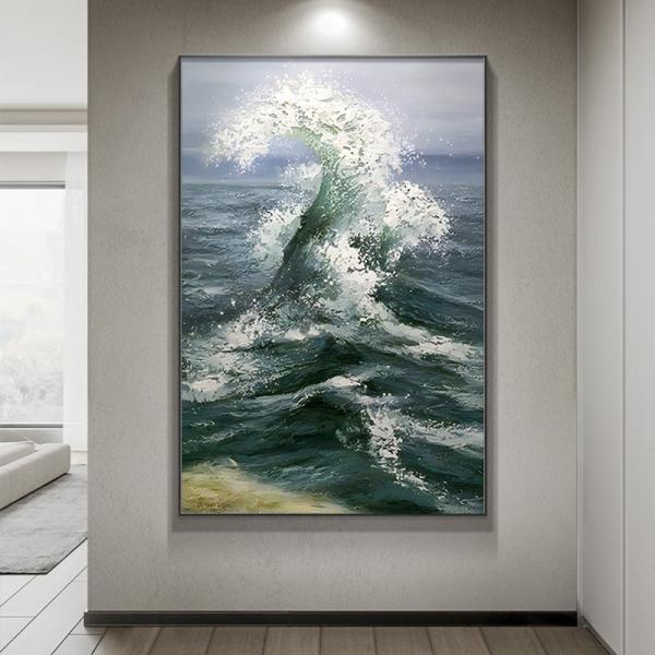Quality Original Pure Handmade LANDSCAPE Canvas Artwork Oil Painting for Home Decoration Customized Size Accepted wholesale