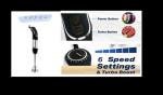 Low Noise Electric Immersion Hand Blender With Two Button Multi Speed
