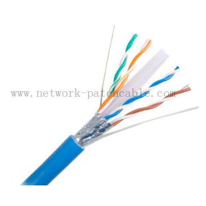 Cheap Solid Bare Copper Cable Cat6 FTP Ethernet Cable 0.58mm 300 m/roll for sale
