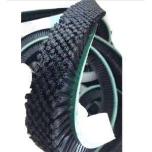 Cotton Nylon Materia 4 Meters Belt Brush For Panel Cleaning Machine