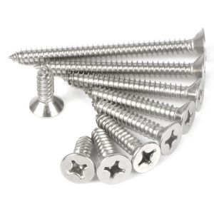 SUS304 SUS316 Cross Recessed Countersunk Head Screw GB846 Countersunk Head