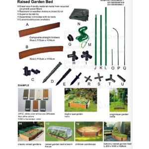 raised garden bed,multifuctional tarp,bale net wrap,pp raised garden planters