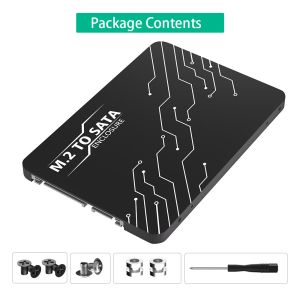 SSD Enclosure M.2 SATA SSD B KEY to SATA3.0 2.5inch Adapter Converter 7mm