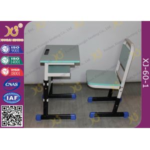 Grade School Moulded Board Single Student Classroom Desk And Chair Set