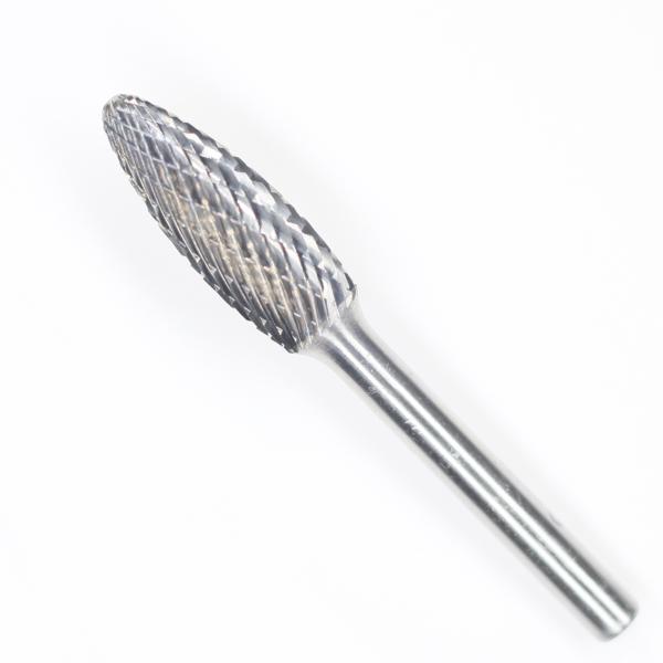 Quality SH-6 Flame Carbide Burr Double Cut For Die Grinder 5/8" X 1-7/16" With 1/4" Shank wholesale