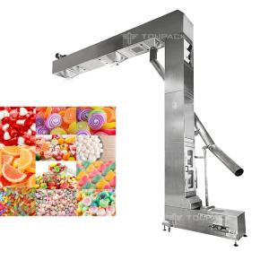 Cheap Candy Snack Peanut Grain Tea Chain Bucket Elevator T / C / Z Type Double Outlet  For Food Machine for sale