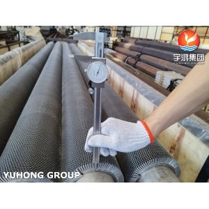 China HFW Serrated Fin Tube ASTM A312 TP304H Stainless Steel With SS304 Convection Coil on sale