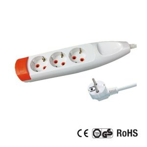Cheap Germany Type Extension Socket With 1.5m Wire, CE/GS Certificate for sale