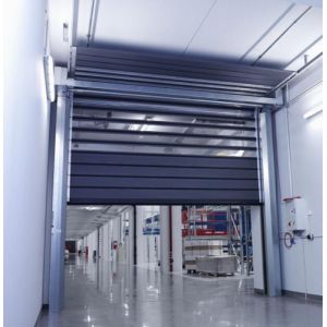 Variable Speed Spiral Door Industrial Roll Up Garage Aluminum Alloy With Foam