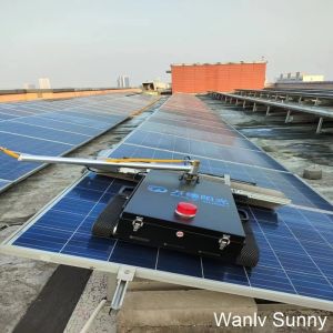 Wanlv Sunny Solar Cleaning Machine Hands-Free Solution for Panel Washing in Wuxi
