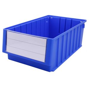 Customized Logo Household Stackable Shelf Bins Plastic Storage Bin with Optional