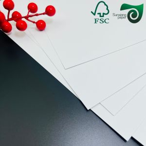 Extra Thick One Sided Coated White Board Paper Customizable Cosmetics Packaging