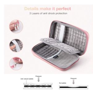 4.9 ounces Power Bank Carrying Case , Shockproof Eva Protective Case