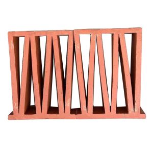 Clay Decorative Terracotta Bricks Red Chinese Classical Terracotta Hollow Blocks