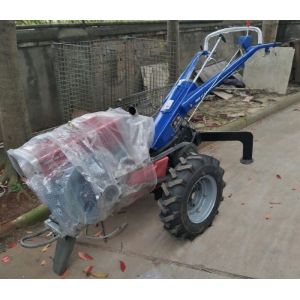 Diesel Engine Driven Cable Pulling Tools Walking Tractor Winch For Cable Pulling