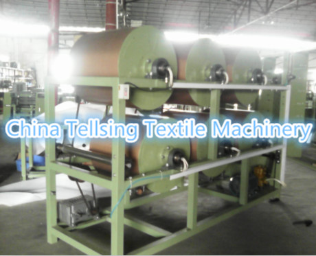 top quality 6 cylinders finishing and starching machine for woven ribbon,