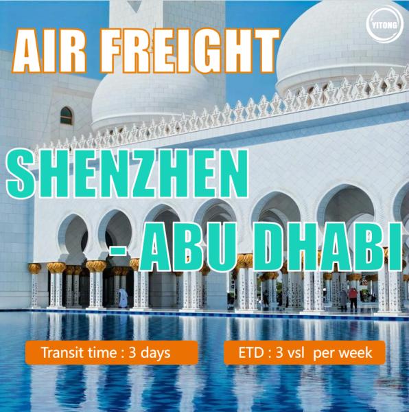 Quality Air Freight Shipping From Shenzhen To Abu Dhabi AUH wholesale