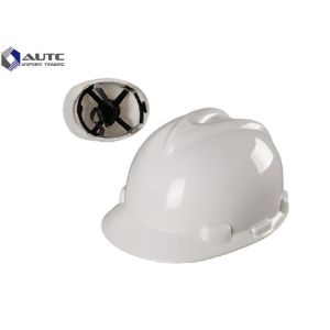 Petrochemical Construction Hard Hats ABS Plastic Material Textile Straps With