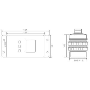 Volumetric Irrigation Flow Meter Measurement Tunnel