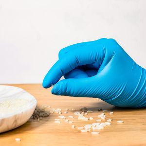 Non Allergy Latex Reusable Nitrile Gloves Chemical Resistant