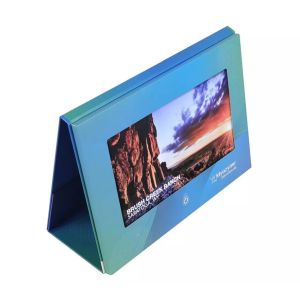 customized hard cover advertising gifts A4 size 10 inch LCD screen calendar