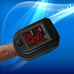Colorful Portable Finger Tip Pulse Oximeter Readings for Physical Care