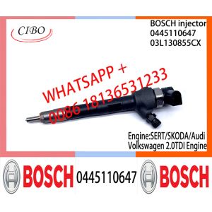 BOSCH Common Rail Fuel Injector 0445110646 03L130277J 0445110647 03L130855CX For