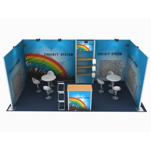 Exhibit Custom Tradeshow Booth Same Hardware Different Configuration