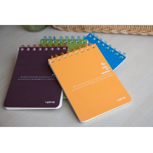 Cheap Cheap Recycled A4 Spiral Notebook With Cross Stripe for sale