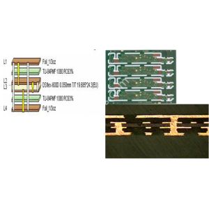 0.34mm Four Layer Rigid Flex PCB For Electronic Cigarette Mainboard