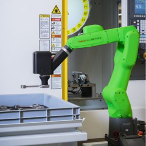 Fanuc CR -7iA Collaborative Robot With Ewellix Robot Lift Axis As Handling Robot