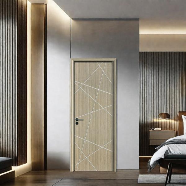 Easy Installation WPC Hollow Door Made Of Wood Plastic Composite With A Variety