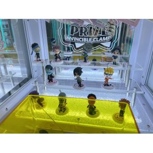 60kgs LED Lights Coin Operated Lucky Clip Game Machine Mini Dolls Claw Machine