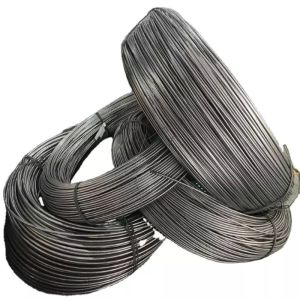 China 4mm Cold Drawn Low Carbon Steel Wire Coils Black Q195 Mild Steel Wire Nails on sale