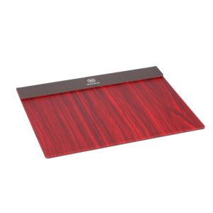 China Wholesale customized 450*350mm red leather desk mat for 5-star hotel meeting room on sale